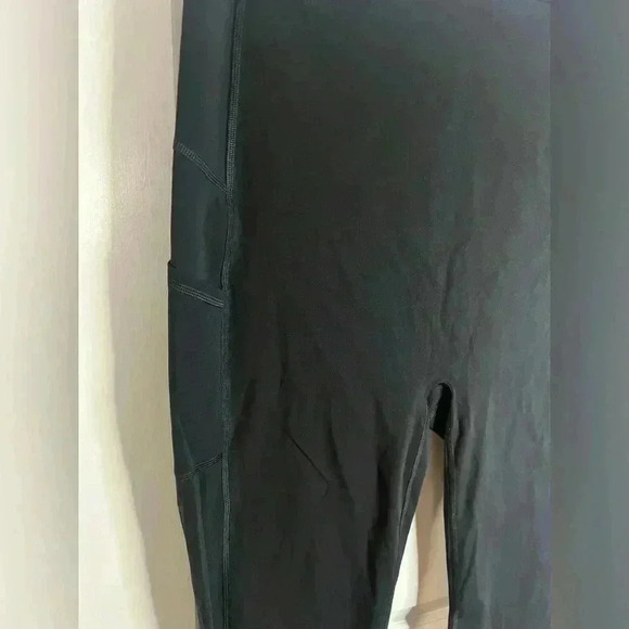 NWT Spanax Women’s EveryWear 7/8 Very Black Leggings - Size 2XL - Picture 2 of 5
